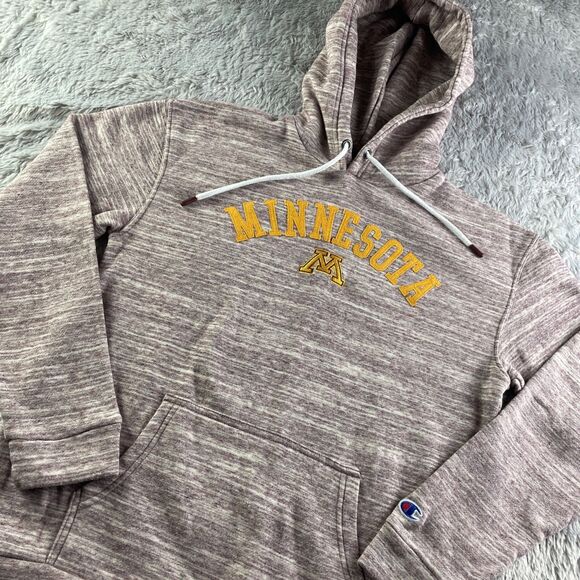 Minnesota Golden Gophers Sweatshirt Mens Small Maroon Hoodie Pullover Heather - Picture 1 of 8